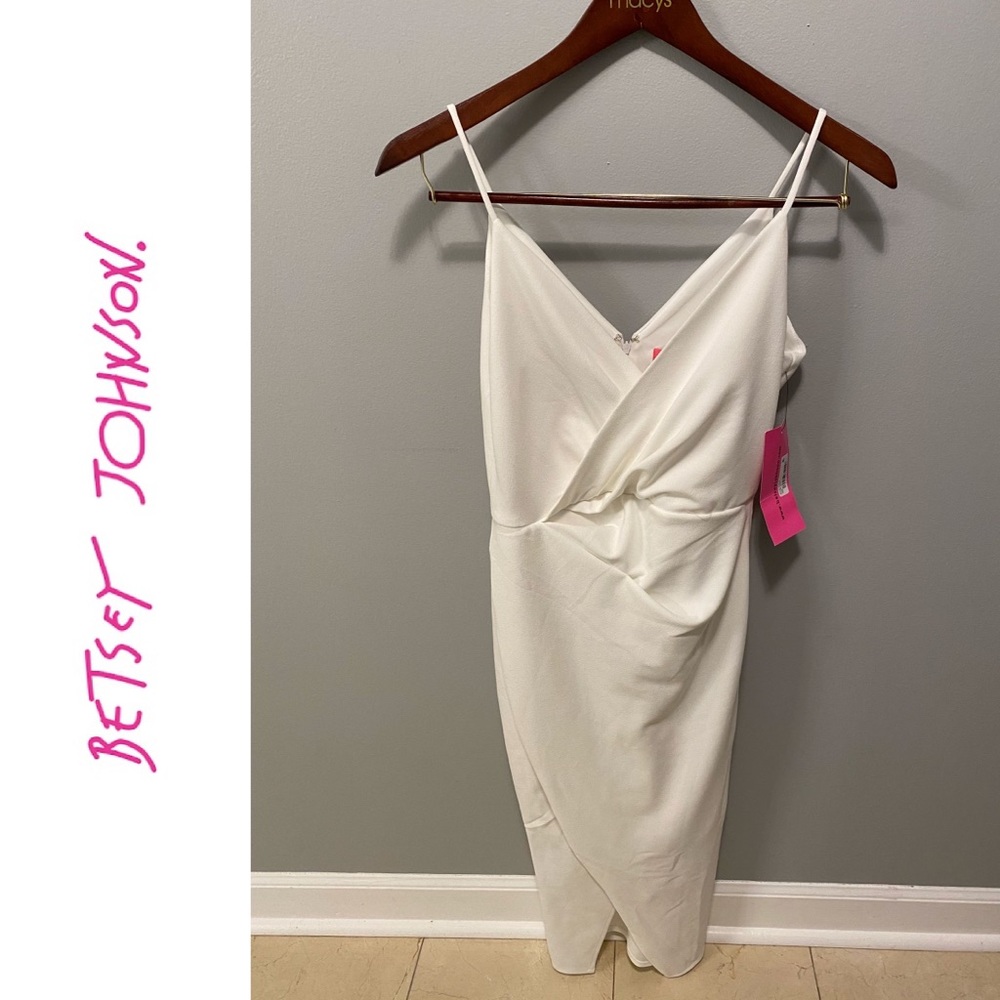 Women’s Betsy Johnson V-Neck Midi Dress Sz. 4